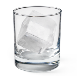 glas-ijsblokje
